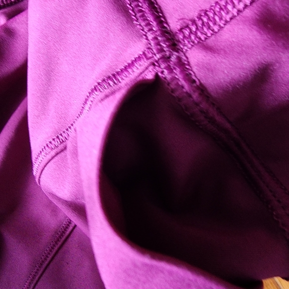 Athleta Purple Leggings Side Pocket Stash - Picture 9 of 9